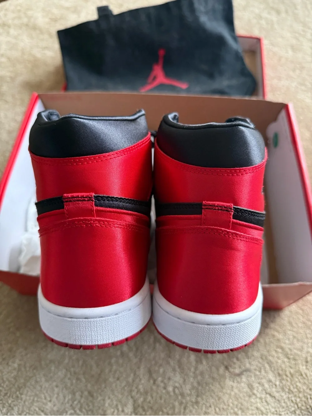 Women’s Air Jordan 1 Retro High OG Black/Red – Size 10 – Original Box